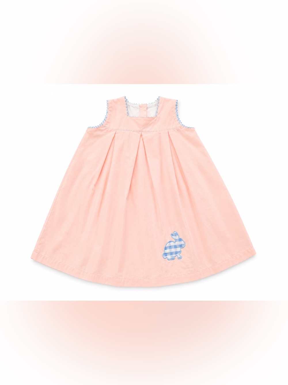 Size 6 Pink Girls' Sleeveless Bunny Applique Formal Dress